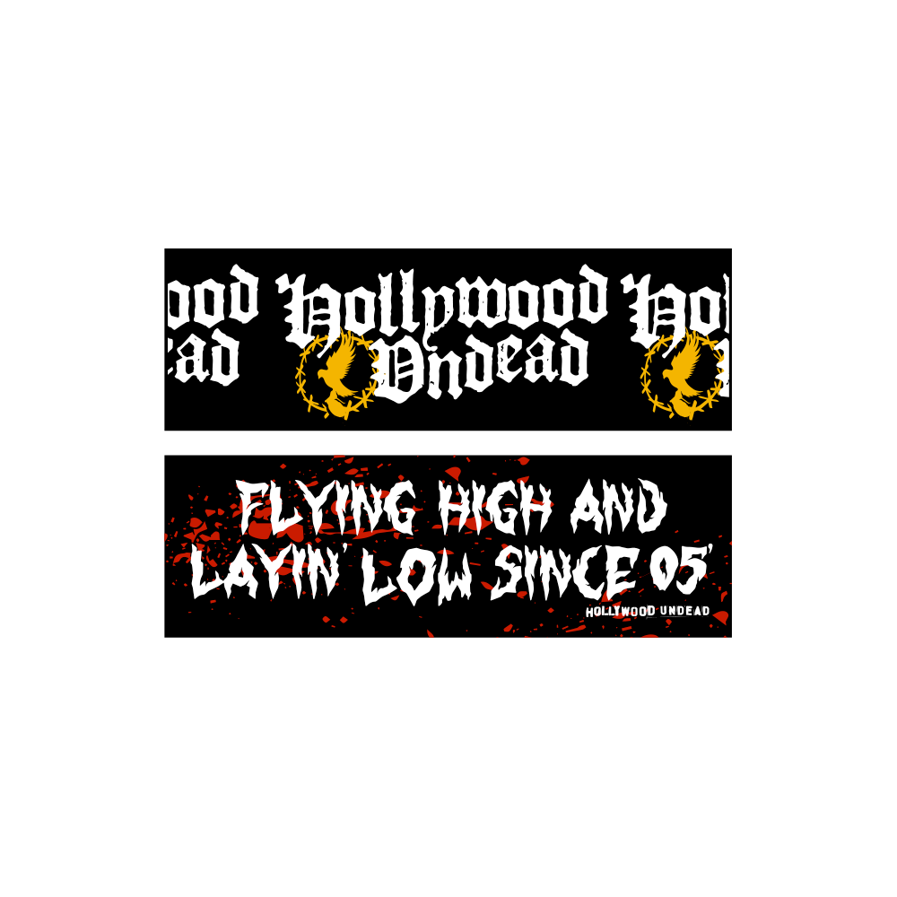 Hollywood Undead (Flying High & Locals Only) Bumper Sticker